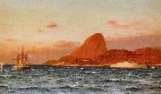 Eduardo de Martino View of Rio de Janeiro oil on canvas
